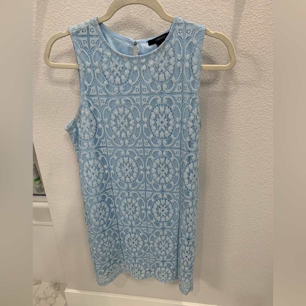 Lace mini dress